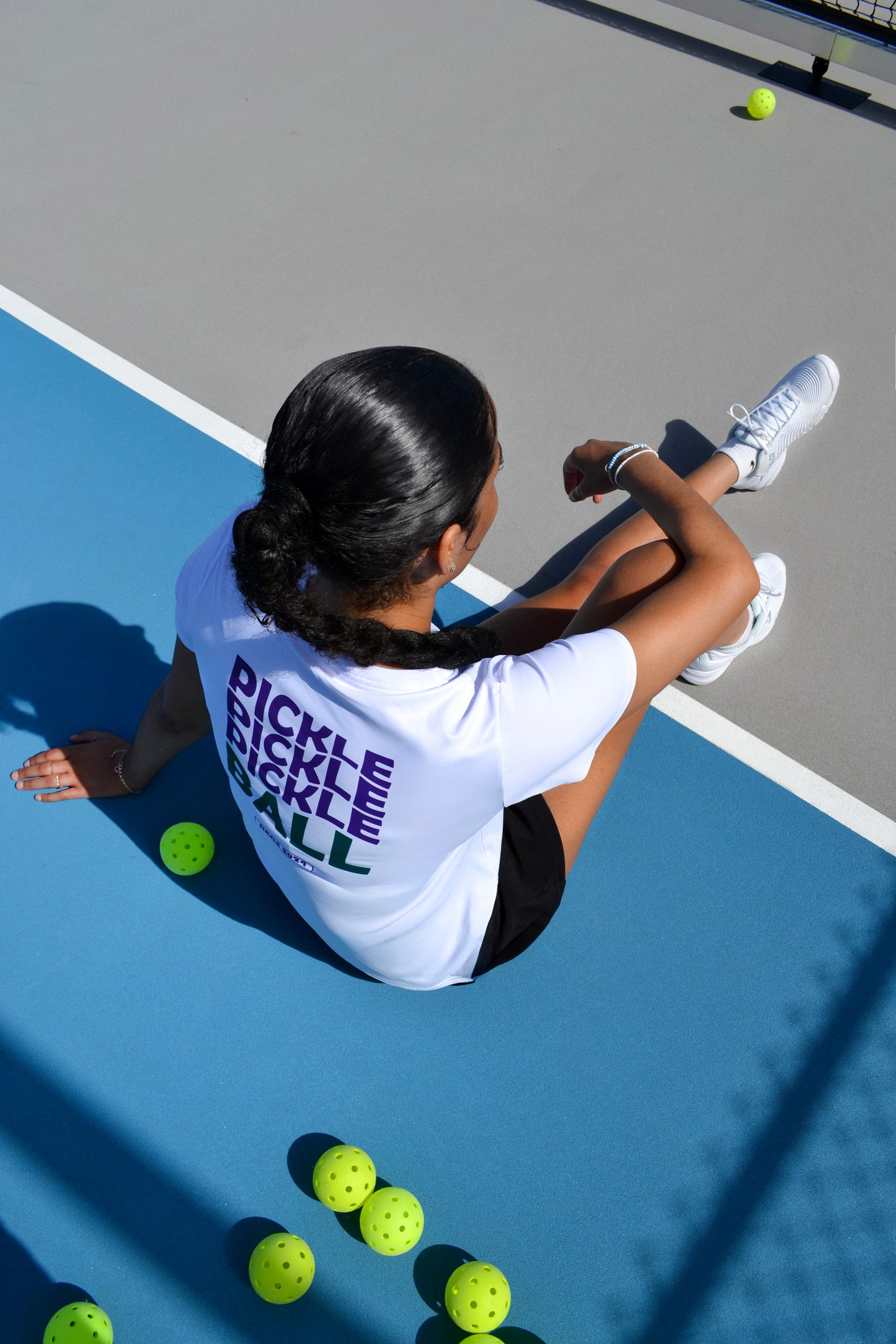T-shirt technique femme Espace Pickleball – Léger & respirant