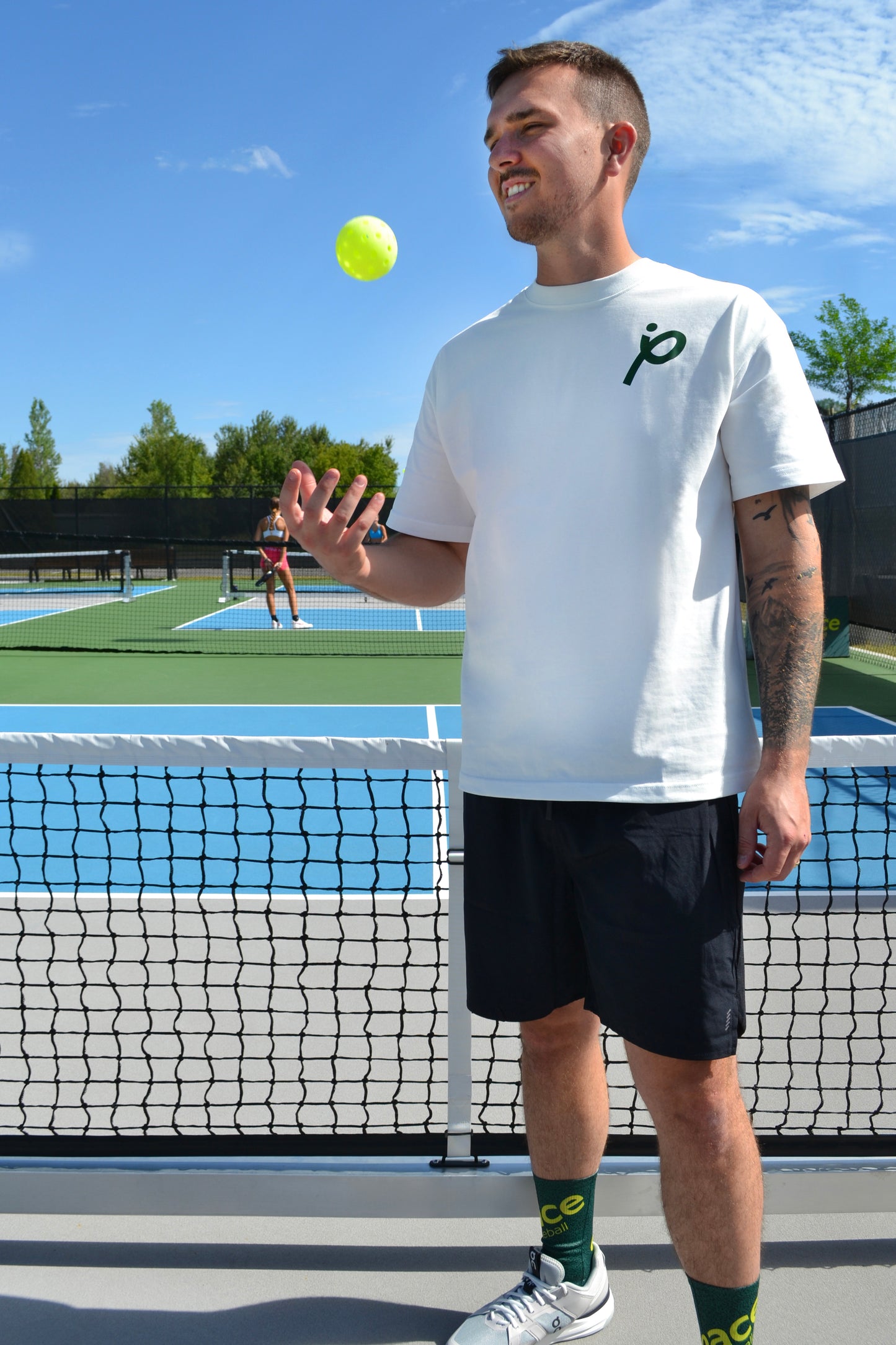 Chandail unisexe en coton lourd Espace Pickleball – Confort après-match