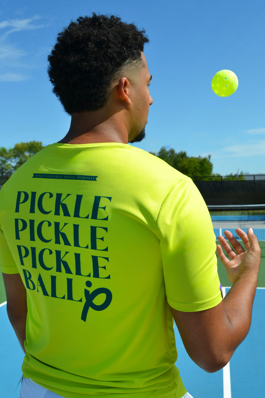 T-shirt technique unisexe Espace Pickleball – Ultra léger & respirant