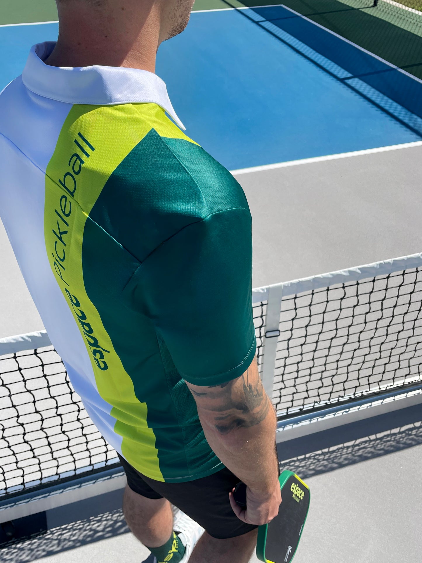 Polo technique Espace Pickleball – Vêtement sportif respirant
