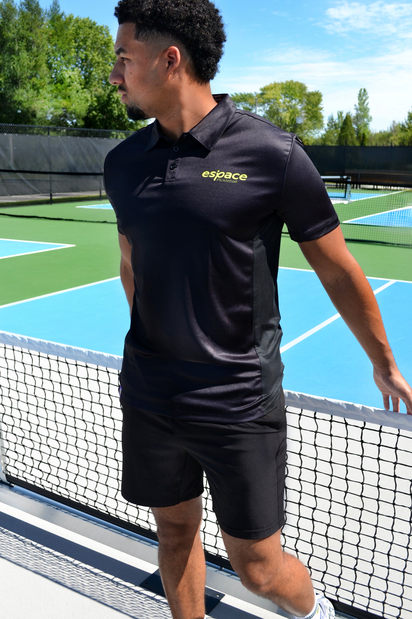 Polo technique Espace Pickleball – Vêtement sportif respirant