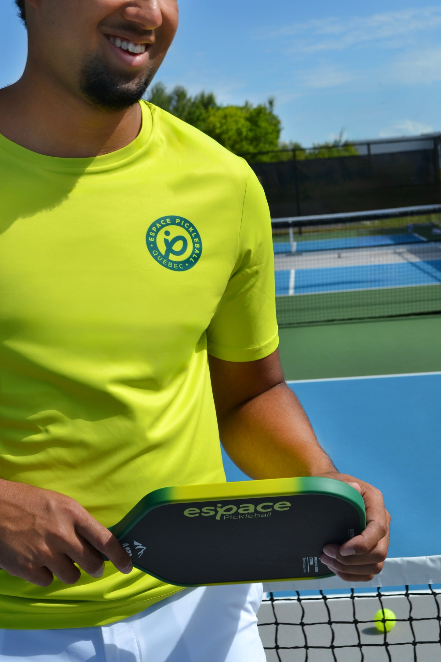T-shirt technique unisexe Espace Pickleball – Ultra léger & respirant